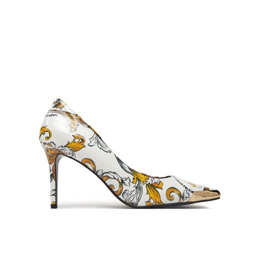 Versace Jeans Couture Szpilki 78VA3S50 Biały ze sklepu MODIVO w kategorii Czółenka - zdjęcie 182765147