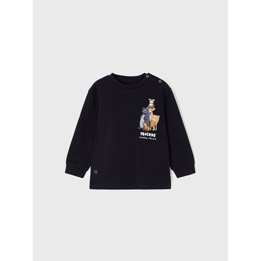 Mayoral Bluzka 2010 Czarny Regular Fit ze sklepu MODIVO w kategorii T-shirty chłopięce - zdjęcie 182765178