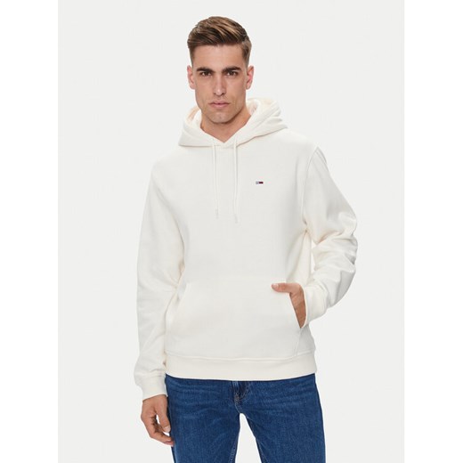Tommy Jeans Bluza Flag DM0DM20497 Écru Regular Fit ze sklepu MODIVO w kategorii Bluzy męskie - zdjęcie 182765307
