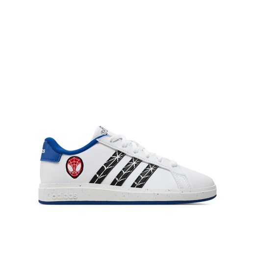 adidas Sneakersy Marvel's Spider-Man Grand Court Kids ID8025 Biały 38_23 MODIVO