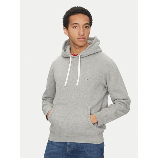 Tommy Hilfiger Bluza Essential MW0MW37230 Szary Regular Fit ze sklepu MODIVO w kategorii Bluzy męskie - zdjęcie 182765349