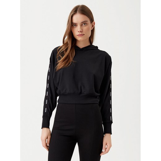 HUGO Bluza 50531703 Czarny Regular Fit ze sklepu MODIVO w kategorii Bluzy damskie - zdjęcie 182765356