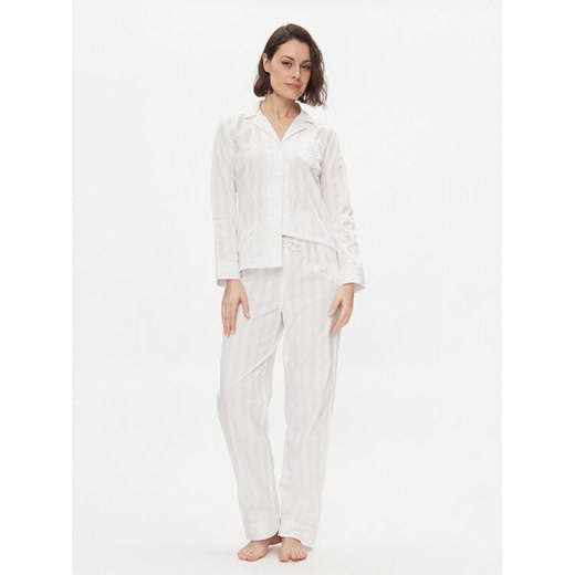Lauren Ralph Lauren Piżama ILN92305 Biały Regular Fit ze sklepu MODIVO w kategorii Piżamy damskie - zdjęcie 182765368