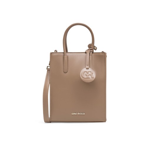 Gino Rossi Torebka OJ-82715 Beżowy ze sklepu MODIVO w kategorii Torby Shopper bag - zdjęcie 182765419