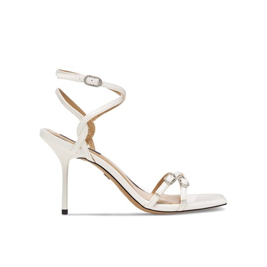 Nine West Sandały ZL23014CC Biały ze sklepu MODIVO w kategorii Sandały damskie - zdjęcie 182765448