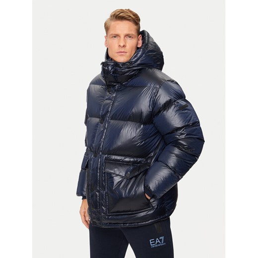 EA7 Emporio Armani Kurtka puchowa 6DPB31 PN2MZ 1562 Granatowy Regular Fit ze sklepu MODIVO w kategorii Kurtki męskie - zdjęcie 182765458