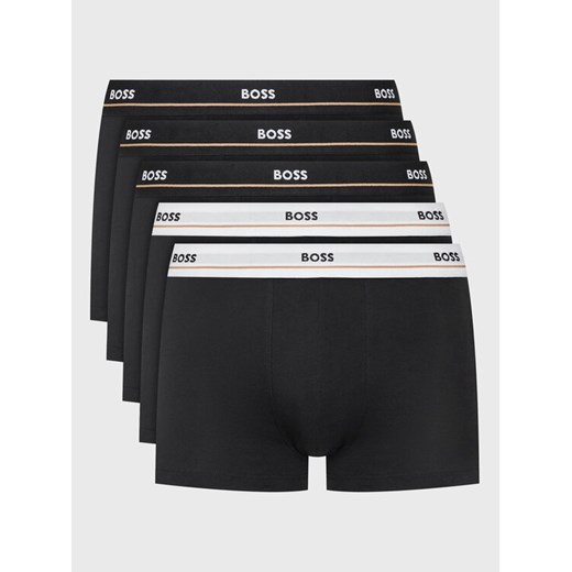 Boss Komplet 5 par bokserek Essential 50475275 Czarny ze sklepu MODIVO w kategorii Majtki męskie - zdjęcie 182765468