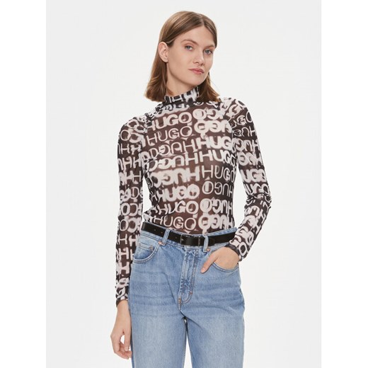 Hugo Bluzka Damaryllis 50505290 Kolorowy Slim Fit ze sklepu MODIVO w kategorii Bluzki damskie - zdjęcie 182765497