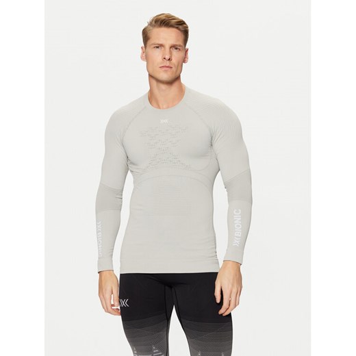 X-Bionic Bielizna termoaktywna górna Energy Accumulator 4.0 Shirt Lg Sl EA-WT06W19M Szary Slim Fit ze sklepu MODIVO w kategorii Bielizna termoaktywna męska - zdjęcie 182765498