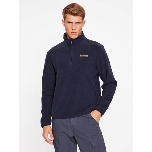 Napapijri Polar NP0A4HDV Granatowy Regular Fit ze sklepu MODIVO w kategorii Bluzy męskie - zdjęcie 182765499