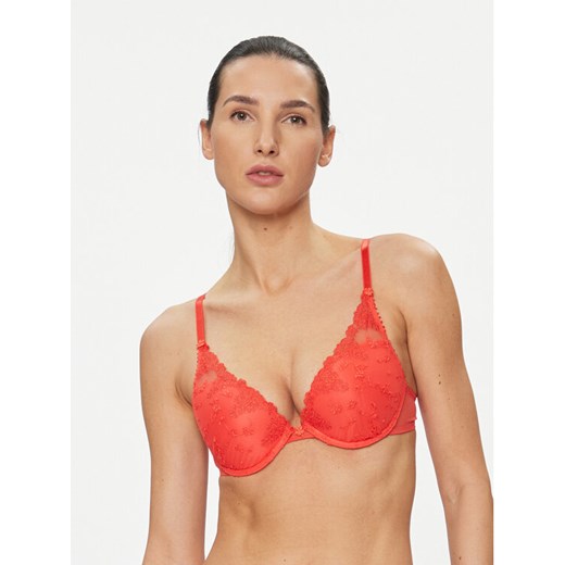 Passionata Biustonosz push-up White Nights P40690 Czerwony ze sklepu MODIVO w kategorii Biustonosze - zdjęcie 182765516