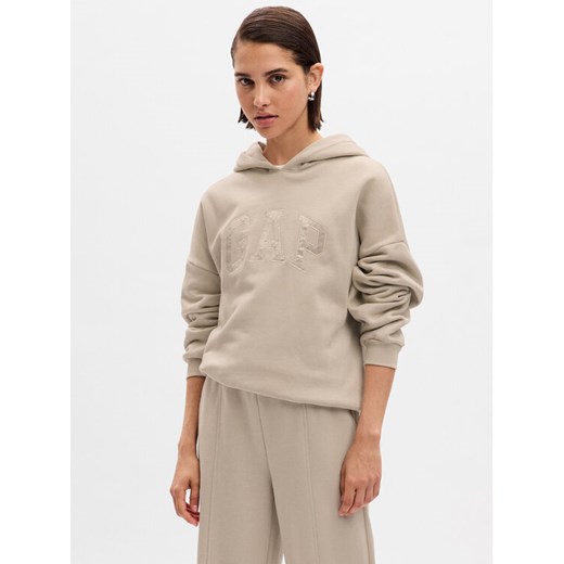 Gap Bluza 729618-01 Beżowy Regular Fit ze sklepu MODIVO w kategorii Bluzy damskie - zdjęcie 182765538
