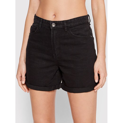 ONLY Szorty jeansowe Vega 15230571 Czarny Mom Fit S MODIVO