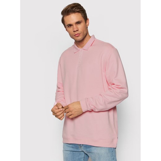 adidas Bluza Jumper H11461 Różowy Regular Fit ze sklepu MODIVO w kategorii Bluzy męskie - zdjęcie 182765626
