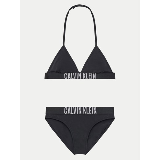 Calvin Klein Swimwear Strój kąpielowy KY0KY00090 Czarny ze sklepu MODIVO w kategorii Stroje kąpielowe - zdjęcie 182765677