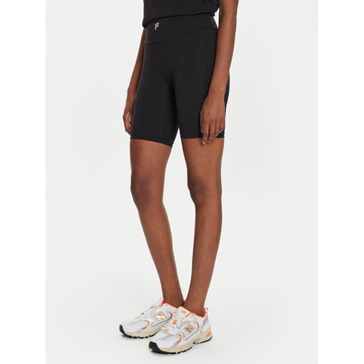 Fila Kolarki Rakanda FAW0340 Czarny Slim Fit ze sklepu MODIVO w kategorii Szorty - zdjęcie 182765725