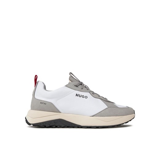 Hugo Sneakersy Kane 50504379 10253138 01 Biały ze sklepu MODIVO w kategorii Buty sportowe męskie - zdjęcie 182765747