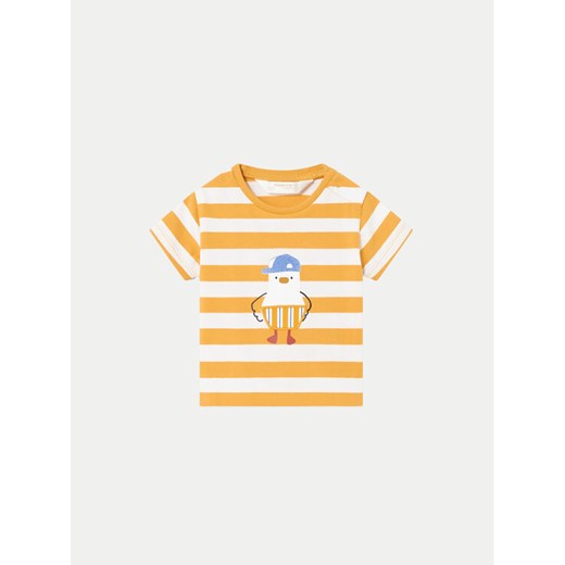Mayoral T-Shirt 01003 Żółty Regular Fit ze sklepu MODIVO w kategorii Koszulki niemowlęce - zdjęcie 182765755