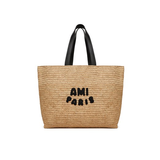 AMI PARIS Torebka ULL033.AW0077 Beżowy ze sklepu MODIVO w kategorii Torby Shopper bag - zdjęcie 182765849