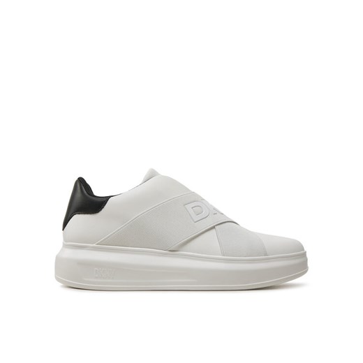 DKNY Sneakersy Jaye K4467549 Biały ze sklepu MODIVO w kategorii Buty sportowe damskie - zdjęcie 182765889