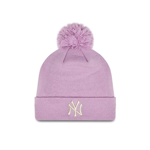 New Era Czapka Wmns Metallic Pom Nyy 60364280 Różowy ze sklepu MODIVO w kategorii Czapki zimowe damskie - zdjęcie 182765916