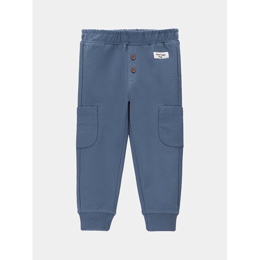 Coccodrillo Spodnie dresowe WC4120102DEN Niebieski Regular Fit ze sklepu MODIVO w kategorii Spodnie i półśpiochy - zdjęcie 182766039