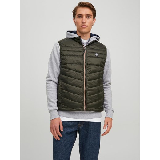 Jack&Jones Kamizelka Hero 12211790 Zielony Regular Fit ze sklepu MODIVO w kategorii Kamizelki męskie - zdjęcie 182766048