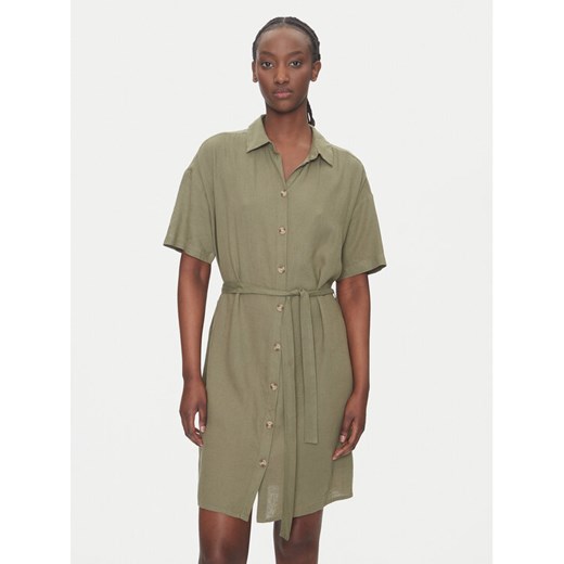 Vero Moda Sukienka koszulowa Thea 10333791 Zielony Loose Fit ze sklepu MODIVO w kategorii Sukienki - zdjęcie 182766055