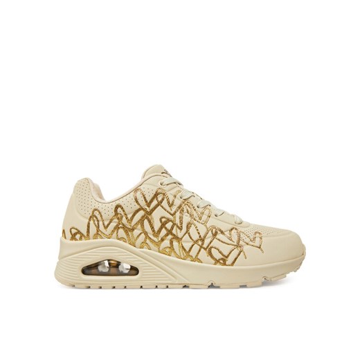 Skechers Sneakersy 177975/NTGD Beżowy ze sklepu MODIVO w kategorii Buty sportowe damskie - zdjęcie 182766179