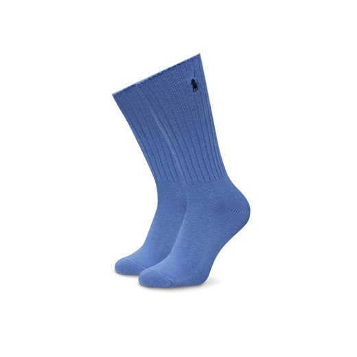 Polo Ralph Lauren Skarpety wysokie unisex 449915908015 Błękitny ze sklepu MODIVO w kategorii Skarpetki damskie - zdjęcie 182766188