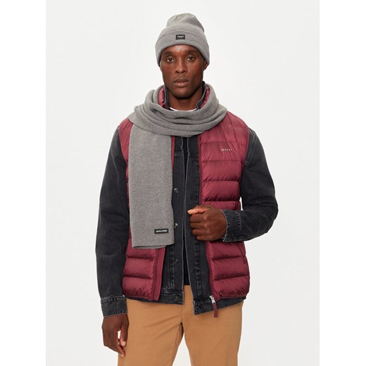 Jack&Jones Zestaw Szalik i Czapka 12102728 Szary ze sklepu MODIVO w kategorii Szaliki męskie - zdjęcie 182766276