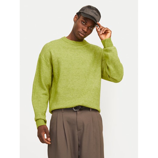 Jack&Jones Sweter Rollie 12215468 Zielony Relaxed Fit ze sklepu MODIVO w kategorii Swetry męskie - zdjęcie 182766288