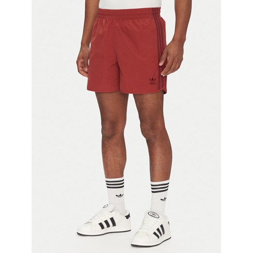 adidas Szorty sportowe adicolor Classics Sprinter JP1020 Czerwony Regular Fit ze sklepu MODIVO w kategorii Spodenki męskie - zdjęcie 182766307