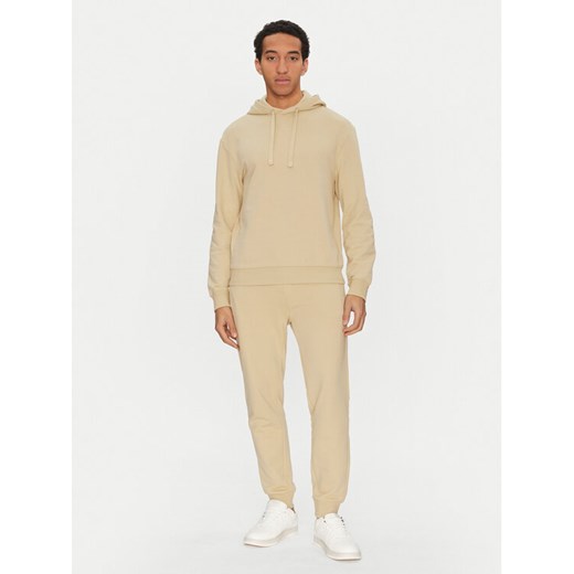 HUGO Dres Dapodayote 50492581 Beżowy Relaxed Fit ze sklepu MODIVO w kategorii Dresy męskie - zdjęcie 182766346