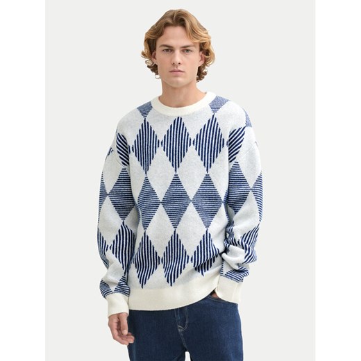 Tom Tailor Denim Sweter 1043026 Niebieski Regular Fit ze sklepu MODIVO w kategorii Swetry męskie - zdjęcie 182766347