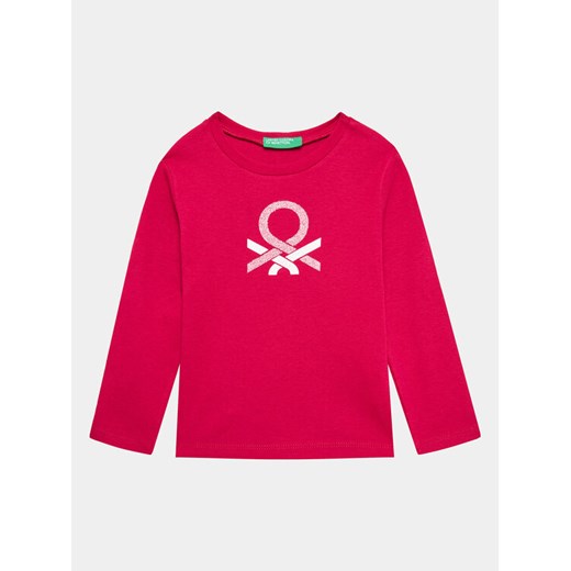 United Colors Of Benetton Bluzka 3I9WG10A3 Różowy Regular Fit ze sklepu MODIVO w kategorii Bluzki dziewczęce - zdjęcie 182766396