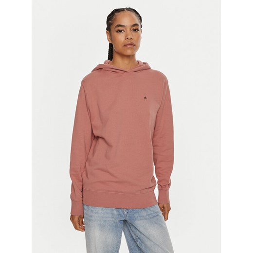 Calvin Klein Bluza Emb Graphic K20K208062 Różowy Relaxed Fit ze sklepu MODIVO w kategorii Bluzy damskie - zdjęcie 182766399