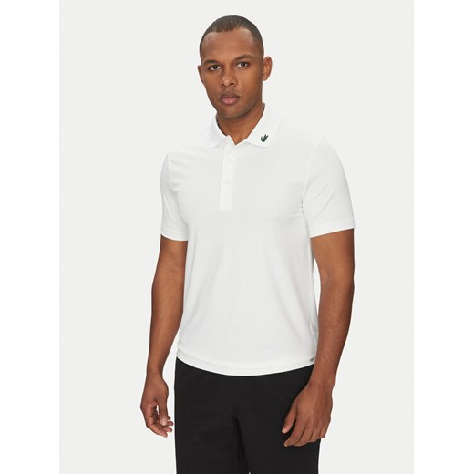 Lacoste Polo DH2341 Biały Regular Fit ze sklepu MODIVO w kategorii T-shirty męskie - zdjęcie 182766425