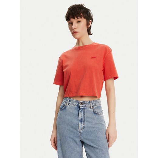 Tommy Jeans T-Shirt DW0DW20324 Pomarańczowy Relaxed Fit ze sklepu MODIVO w kategorii Bluzki damskie - zdjęcie 182766428
