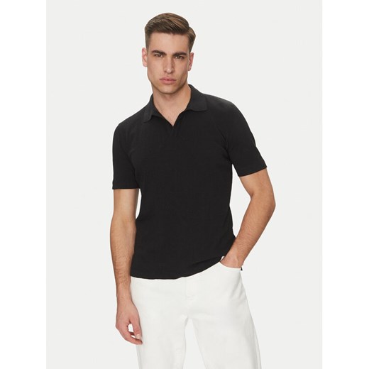 Marc O'Polo Polo 523 2091 53026 Czarny Regular Fit ze sklepu MODIVO w kategorii T-shirty męskie - zdjęcie 182766479