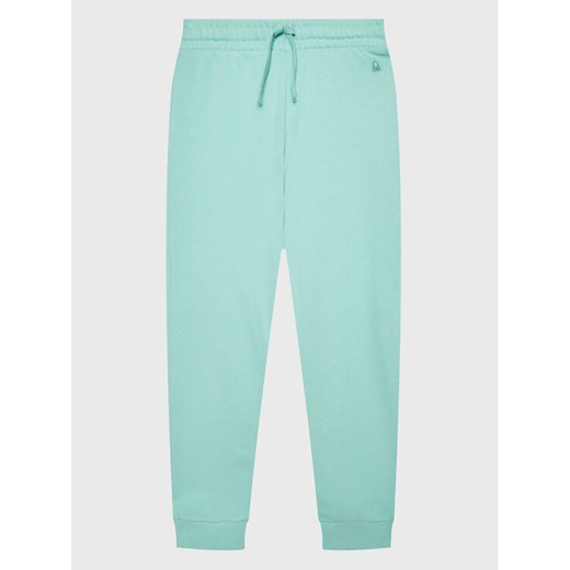 United Colors Of Benetton Spodnie dresowe 3J68CF02H Zielony Regular Fit United Colors Of Benetton 120 MODIVO