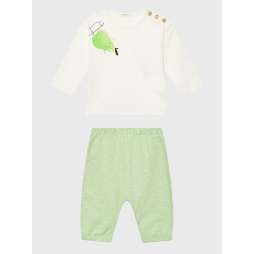 United Colors Of Benetton Komplet bluzka i spodnie 3F93A102H Kolorowy Regular Fit ze sklepu MODIVO w kategorii Dresy dla niemowlaka - zdjęcie 182766545