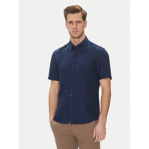 Michael Kors Koszula CS1400I4YT Granatowy Slim Fit ze sklepu MODIVO w kategorii Koszule męskie - zdjęcie 182766586