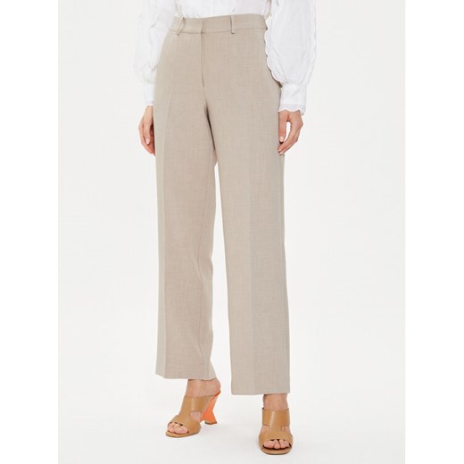 Karen by Simonsen Spodnie materiałowe Nina 10104823 Szary Straight Fit ze sklepu MODIVO w kategorii Spodnie damskie - zdjęcie 182766769