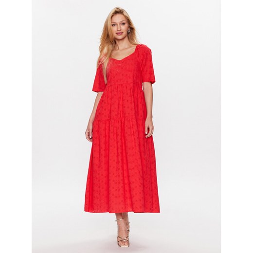 YAS Sukienka codzienna 26029550 Różowy Loose Fit ze sklepu MODIVO w kategorii Sukienki - zdjęcie 182766775