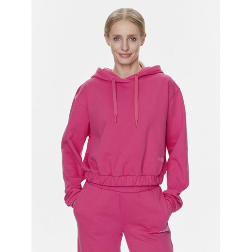 Guess Bluza Eleanora V4RQ09 KC5O0 Różowy Regular Fit ze sklepu MODIVO w kategorii Bluzy damskie - zdjęcie 182766815