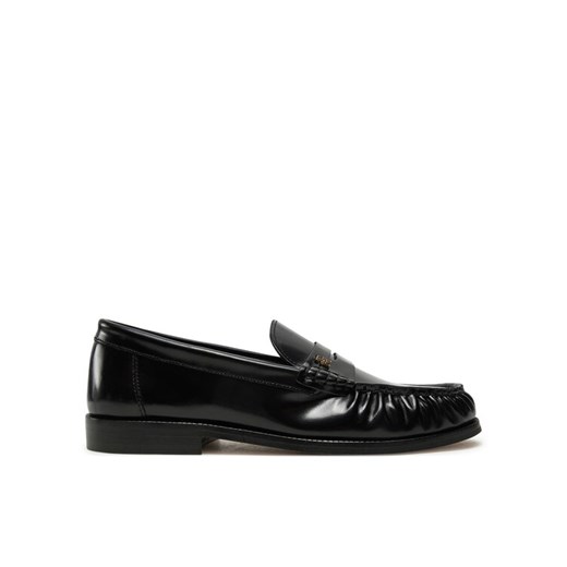 Tommy Hilfiger Mokasyny Loafer Abrasivato Leather FW0FW08617 Czarny ze sklepu MODIVO w kategorii Mokasyny damskie - zdjęcie 182766926