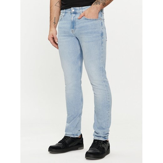 Calvin Klein Jeans Jeansy J30J324852 Niebieski Slim Fit ze sklepu MODIVO w kategorii Jeansy męskie - zdjęcie 182766985
