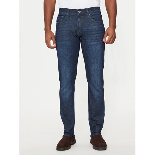 Hechter Paris Jeansy 26050 142361 Granatowy Regular Fit ze sklepu MODIVO w kategorii Jeansy męskie - zdjęcie 182766988