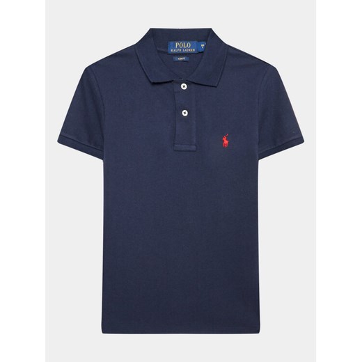 Polo Ralph Lauren Polo 323547926 Granatowy Slim Fit ze sklepu MODIVO w kategorii Bluzki damskie - zdjęcie 182766997